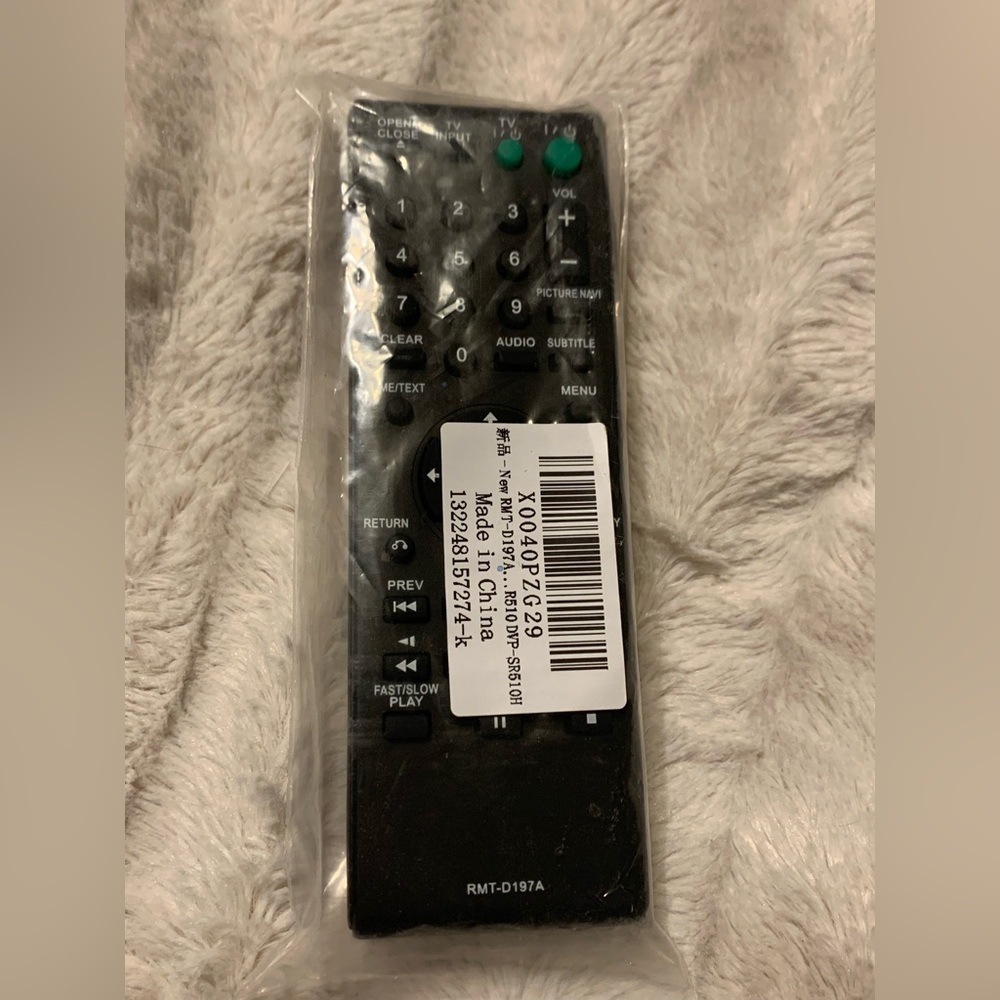 NWT Black Remote Control RMT-D197A - Picture 2 of 6